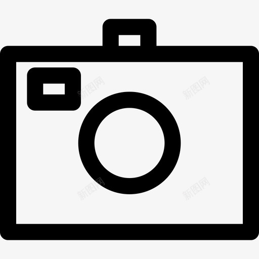 照相机正面轮廓工具和器具灯塔图标svg_新图网 https://ixintu.com 工具和器具 灯塔 照相机正面轮廓