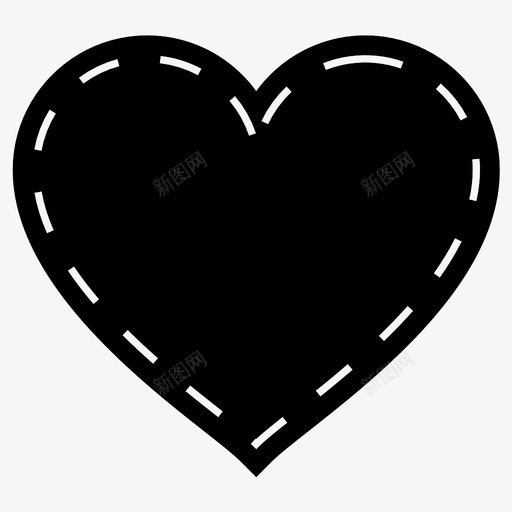 心情人节缝针图标svg_新图网 https://ixintu.com 卡片 心 情人节 流血 浪漫 爱情 红色 缝针