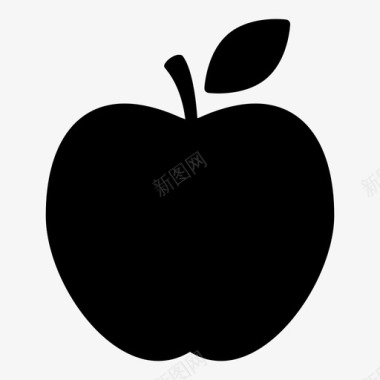 苹果甜食水果图标图标