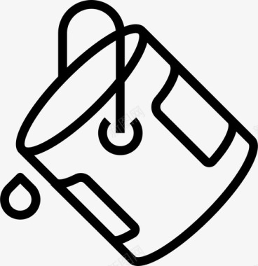 彩色桶smashicons大纲图标图标