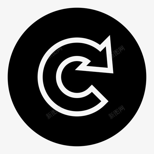 重新加载箭头备份图标svg_新图网 https://ixintu.com internet 刷新 在线商店网站 备份 开始 循环 更新 箭头 重新加载 重新开始