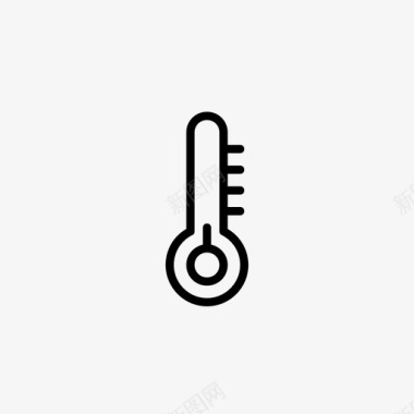 温度计冷医院图标图标