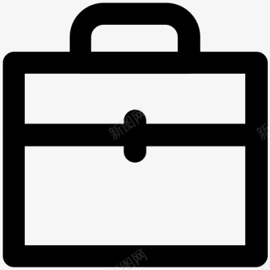 公文包度假旅行图标图标
