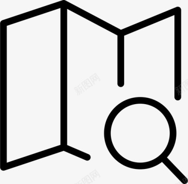 搜索地图观察了望图标图标