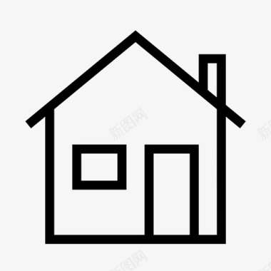 住宅研究房地产图标图标