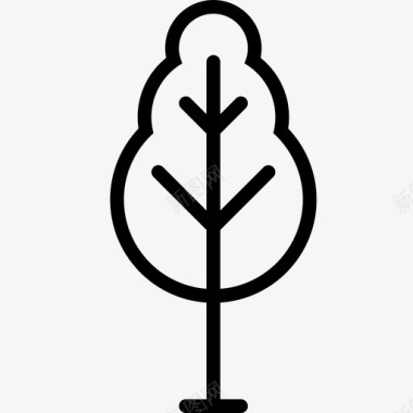 树橡树自然图标图标