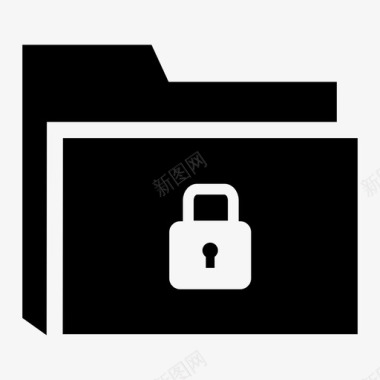 锁定文件夹安全受保护图标图标