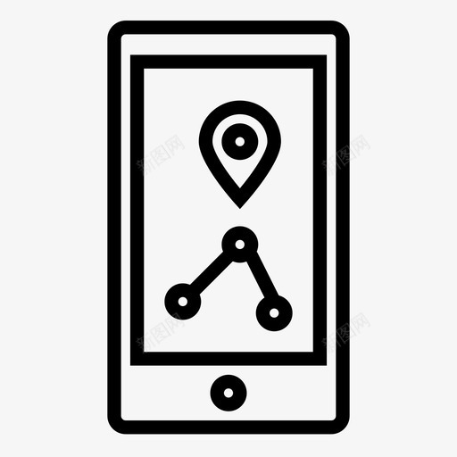 移动跟踪地图查询物流图标svg_新图网 https://ixintu.com gps 位置 商品 地图查询 工厂 携带 方向 智能手机 物流 移动跟踪 谷歌地图