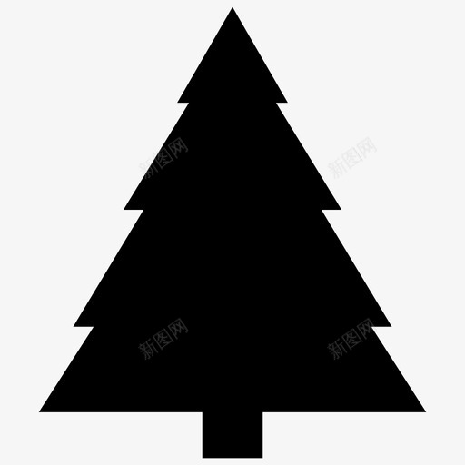 松树冬季植物图标svg_新图网 https://ixintu.com 冬季 圣诞树 常绿树 新鲜 木材 松树 植物 生长 芳香 针叶树