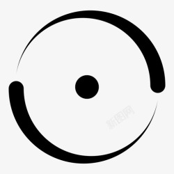对称的漩涡中心对立力量目标图标高清图片