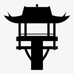 南天一柱一柱塔东方光图标高清图片