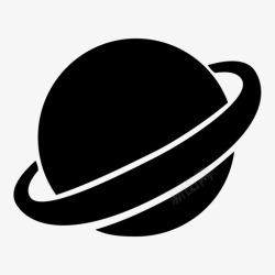 木星环行星区域天文学图标高清图片