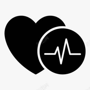 心脏搏动否保持图标图标