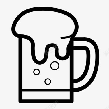 啤酒饮料物品图标图标