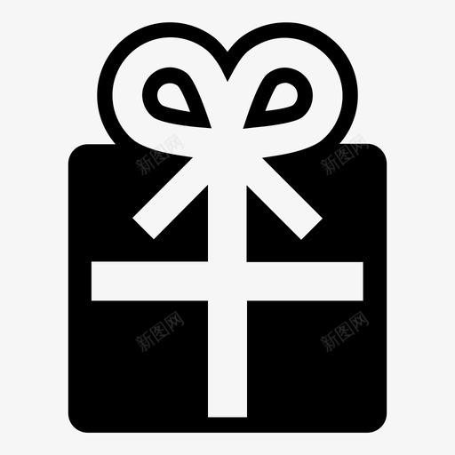 礼物象征惊喜图标svg_新图网 https://ixintu.com 圣诞节 小饰品 惊喜 承诺 服从 生日 礼物 象征