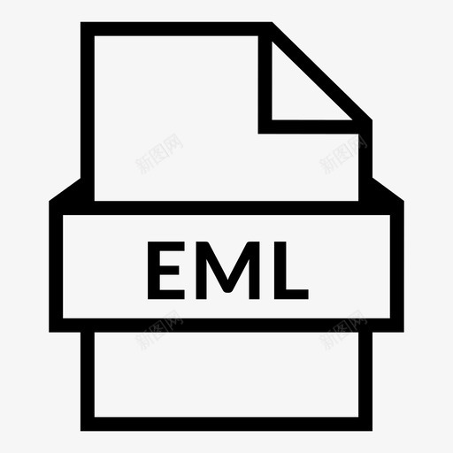 eml文件纸张消息数据图标svg_新图网 https://ixintu.com eml文件 完成 文件格式大纲 文本 文档 方式 消息数据 电子邮件 纸张 邮件