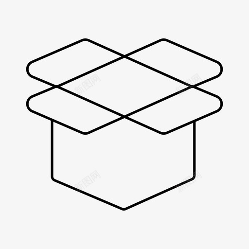 盒子物品盒子打开图标svg_新图网 https://ixintu.com 展示物品 打开盒子 教育2016 材料 物品 盒子 盒子打开