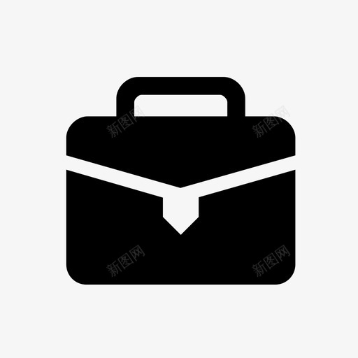 手提箱物品材料图标svg_新图网 https://ixintu.com 公文包 商务 手提箱 旅行袋 材料 物品 箱子 行李