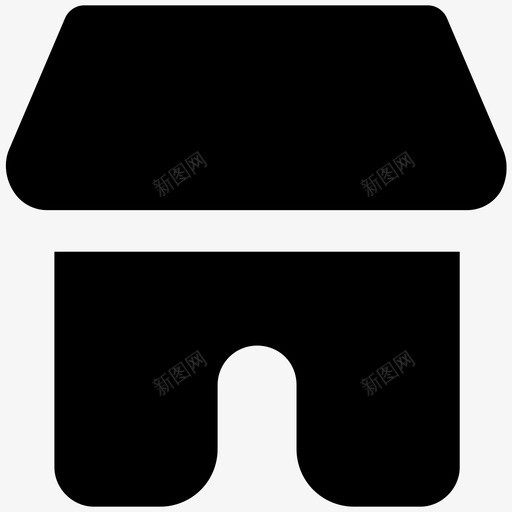 存储单元建筑和家具粗体实心图标svg_新图网 https://ixintu.com 存储单元 建筑和家具粗体实心图标