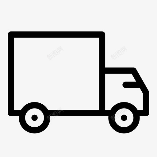 卡车车轮车辆图标svg_新图网 https://ixintu.com 卡车 商业购物 电子商务 货物 购物 车轮 车轴 车辆 运输 送货