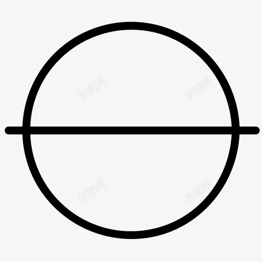 线穿过圆直线穿过圆切片图标svg_新图网 https://ixintu.com 分割 切断 切片 土星 抽象 抽象圆 水平 直线穿过圆 直边 线穿过圆