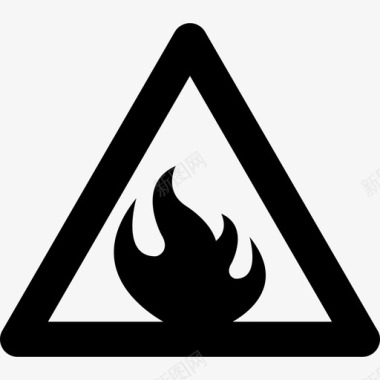 警告易燃标志标志基本用途图标图标