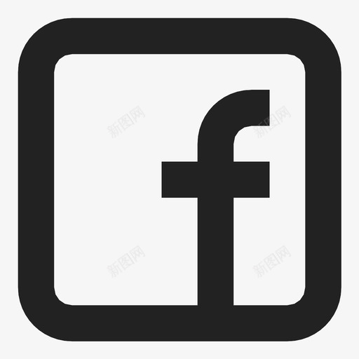 facebook徽章通讯图标svg_新图网 https://ixintu.com facebook 大图标 好友 徽章 社交 社交媒体 社交按钮 网络 通讯 隐私