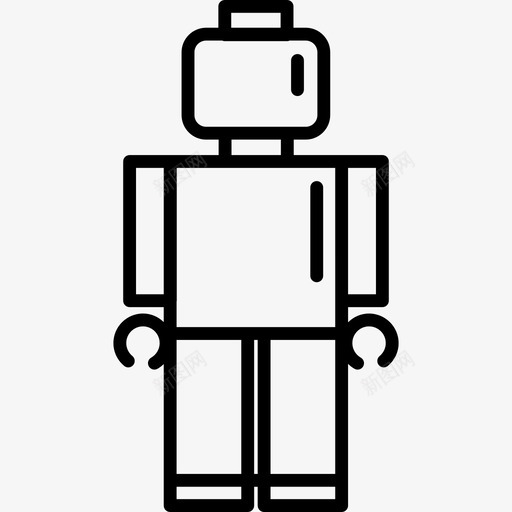 穿西装的机器人技术几杆图标svg_新图网 https://ixintu.com 几杆 技术 穿西装的机器人