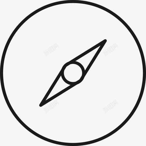 指南针通用图标集超轻svg_新图网 https://ixintu.com 指南针 通用图标集超轻