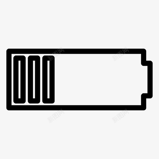 电池派杰作图标svg_新图网 https://ixintu.com 充电 时尚 杰作 沿 派 电力 电池 胶粘 能源