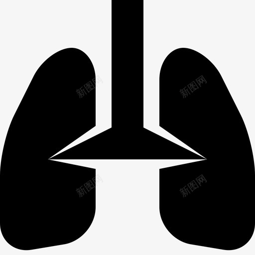 肺呼吸系统粉红色图标svg_新图网 https://ixintu.com 呼吸 呼吸系统 器官 扩张 烟雾 空气 粉红色 肺 身体部分