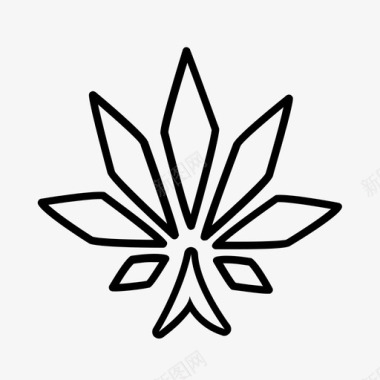大麻花瓶烟图标图标