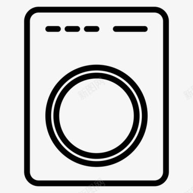 洗衣机客房服务家用电器图标图标