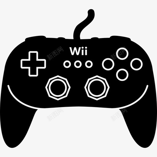 Wii游戏控制控制视频游戏图标svg_新图网 https://ixintu.com Wii游戏控制 控制 视频游戏