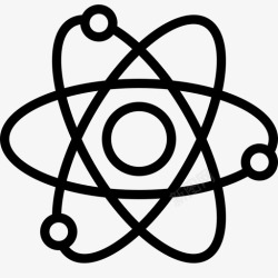 原子科学原子学科科学图标高清图片