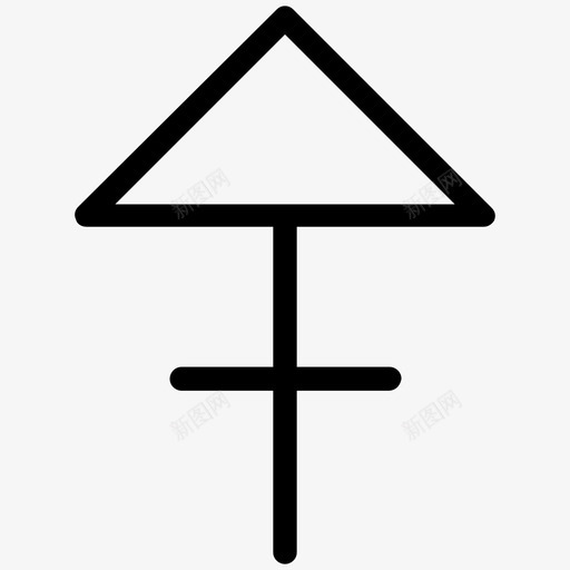 三角形符号十二生肖线图标svg_新图网 https://ixintu.com 三角形符号 十二生肖线图标