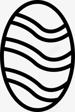 复活节彩蛋装饰彩蛋垂死的彩蛋图标图标