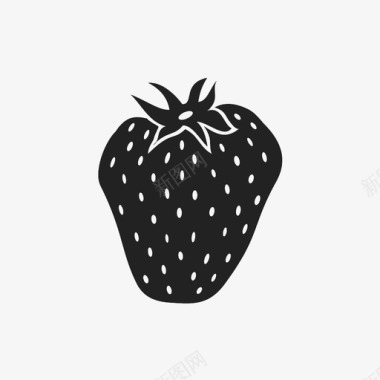 草莓物品水果图标图标