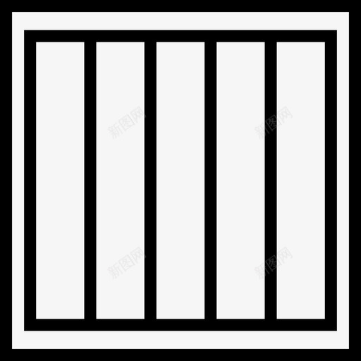 垂直平铺工具监狱图标svg_新图网 https://ixintu.com smashicons设计轮廓 垂直平铺 工具 拼贴 栏 框架 监狱 设计 边框