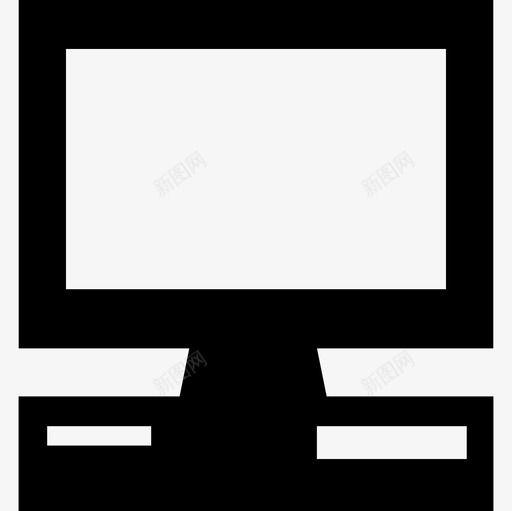 电脑显示器和键盘现代屏幕图标svg_新图网 https://ixintu.com 现代屏幕 电脑显示器和键盘