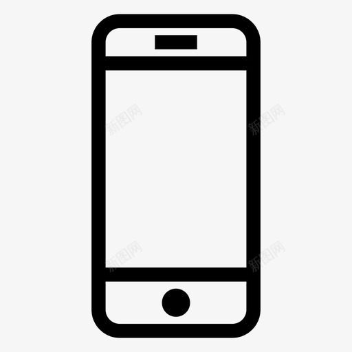 智能手机号码手机图标svg_新图网 https://ixintu.com iphone 互联网 号码 应用程序 手机 智能手机 触摸 连接 通话