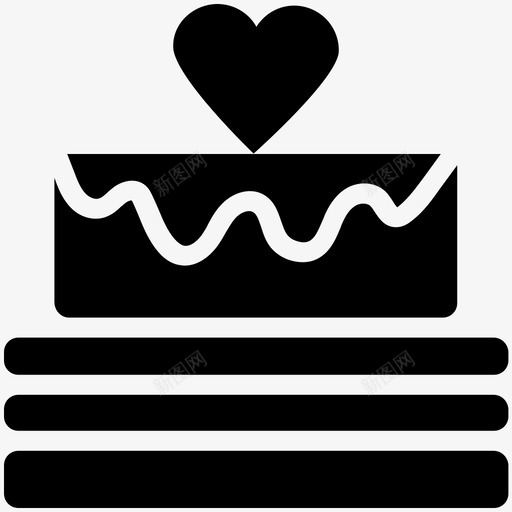 蛋糕甜点吃过图标svg_新图网 https://ixintu.com 吃过 婚礼 幸福 心形 情人节 爱情和浪漫的酷载体图标 甜点 甜甜 蛋糕