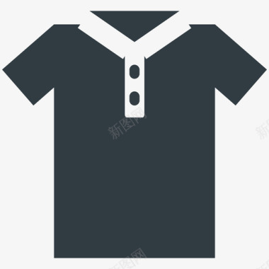 球员衬衫时尚和服装酷标图标图标