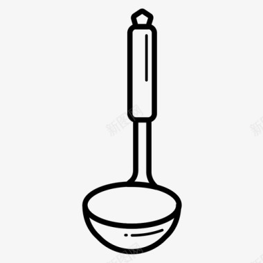 勺厨师炊具图标图标