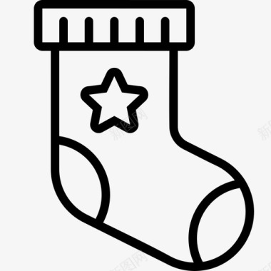 采购产品长袜圣诞节装饰图标图标
