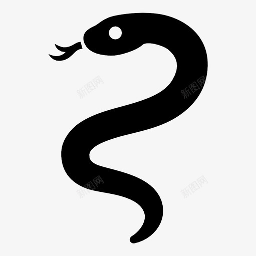 蛇卡丢司眼镜蛇图标svg_新图网 https://ixintu.com 卡丢司 安静 有毒 爬行动物 眼镜蛇 蛇 隐身 雪橇