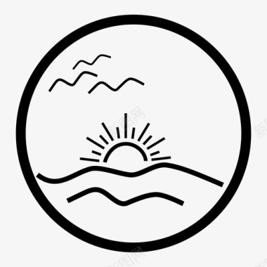 海阳水温暖图标图标