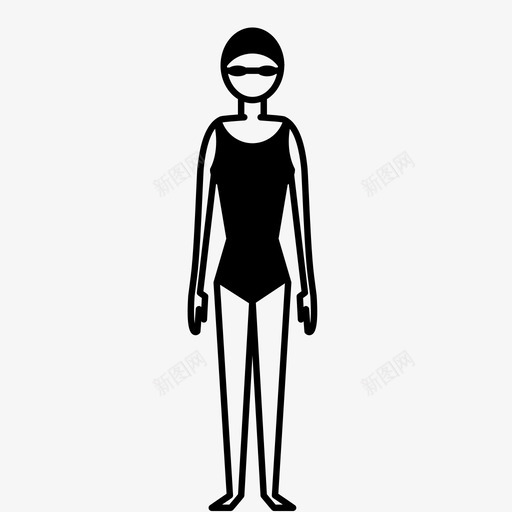 游泳运动员水上运动游泳图标svg_新图网 https://ixintu.com 人 女人 水上运动 游泳 游泳运动员 物体 表演