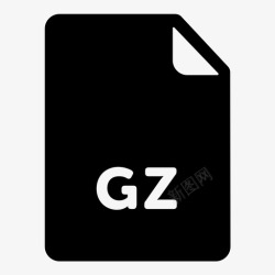 gzip格式gz文件压缩tarball图标高清图片