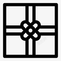 包装好的礼物礼物办公室礼物学校礼物图标高清图片